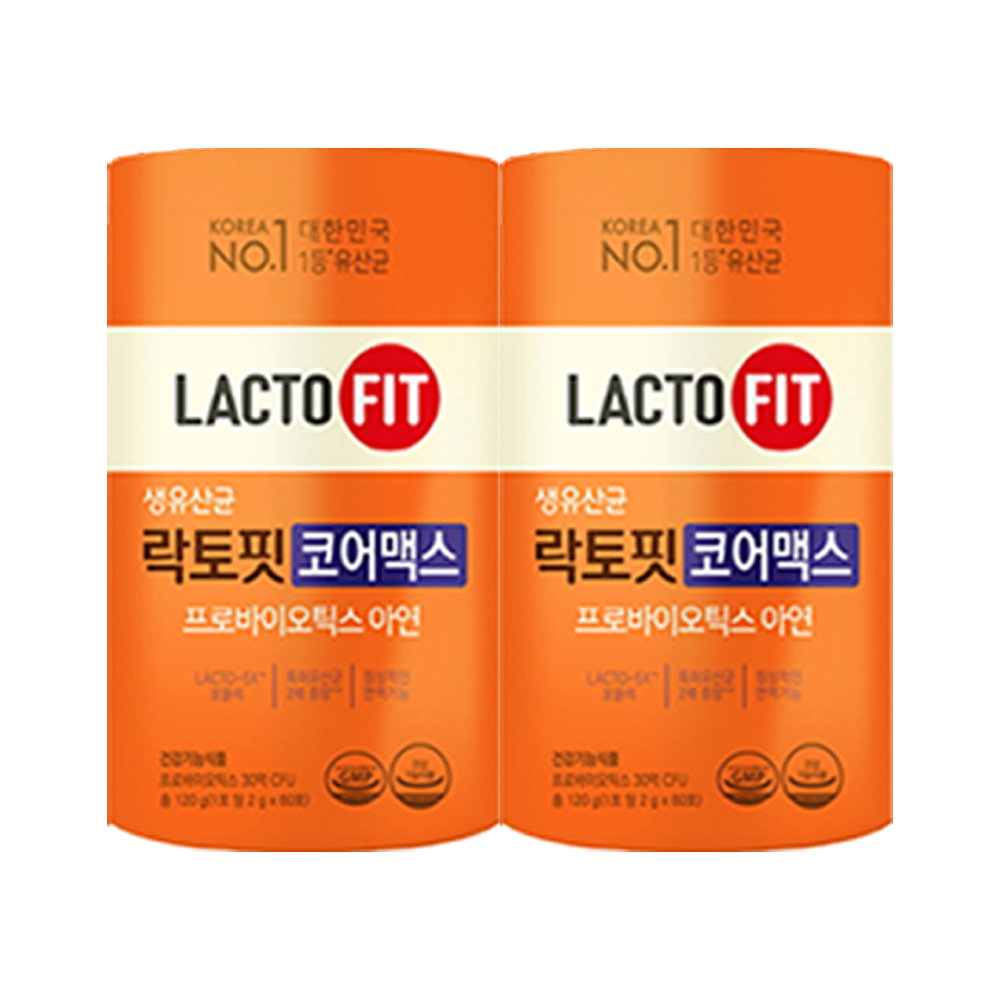 종근당건강 락토핏 코어맥스 생착유산균 (2g x 60포) x 2통 (4개월분) 총 120포