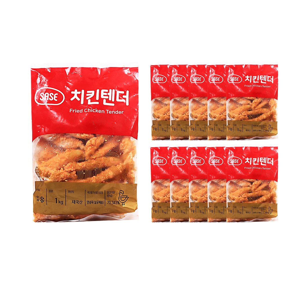 사세 치킨텐더 1kg /냉동 _박스단위출고 : 데이올푸드