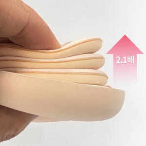 뷰디아니 대왕 모찌 밀착 퍼프 빅사이즈 루비셀 물방울 메이크업 화잘먹 퍼... 솔직 후기 | 피부 타입별 분석 - 상품 이미지 3