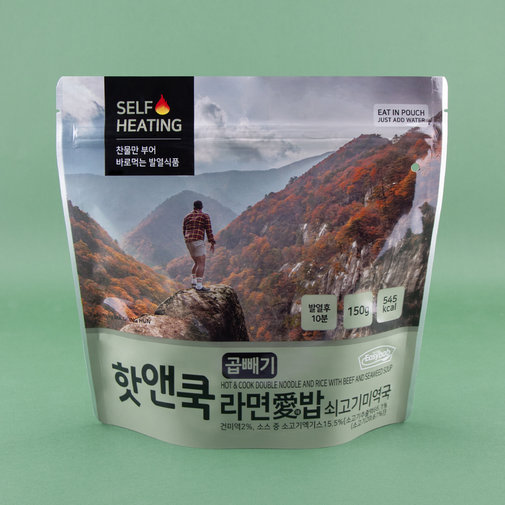 핫앤쿡 곱빼기 라면애밥 4개 랜덤 세트 대용량 비화식 발열도시락 비상식량 - 상세 이미지 5