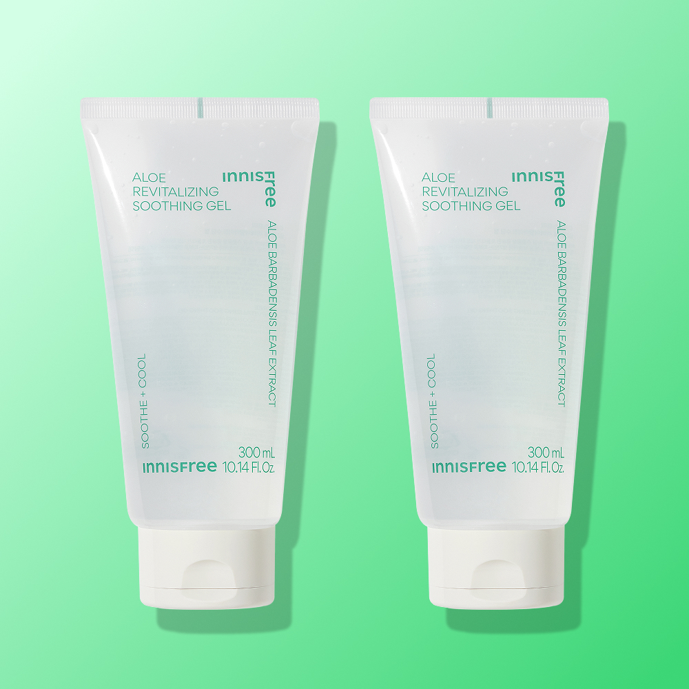 이니스프리 알로에 리바이탈라이징 수딩젤 300mL 2개