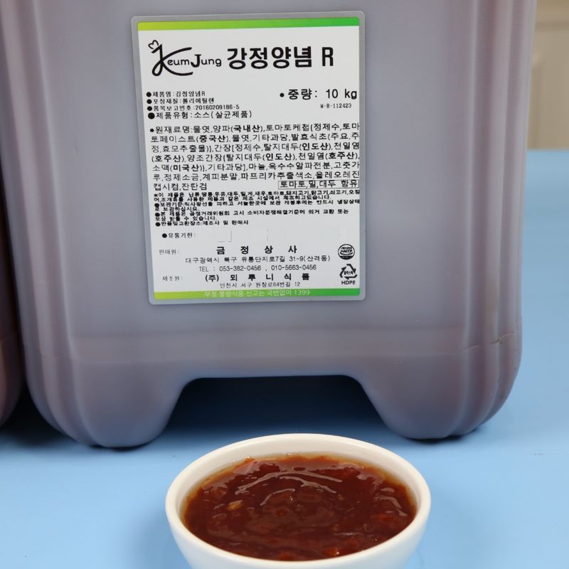 뫼루니식품 닭강정소스 닭강정양념 R 10KG 매콤한맛 - 상세 이미지 2