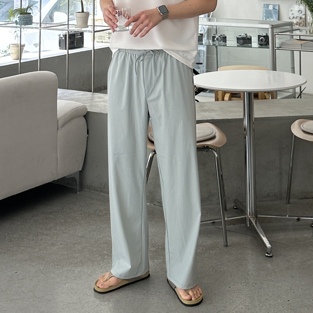 쿨링 아이스 팬츠 나일론 남자여름바지 남자냉장고바지