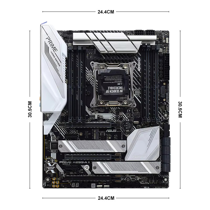 ASUS호환 Prime X299-A II 마더보드 LGA 2066 X299 지지대 코어 I9-10940X I9-9900X I7-9800X i7-7740X CPU M.2 DDR 2