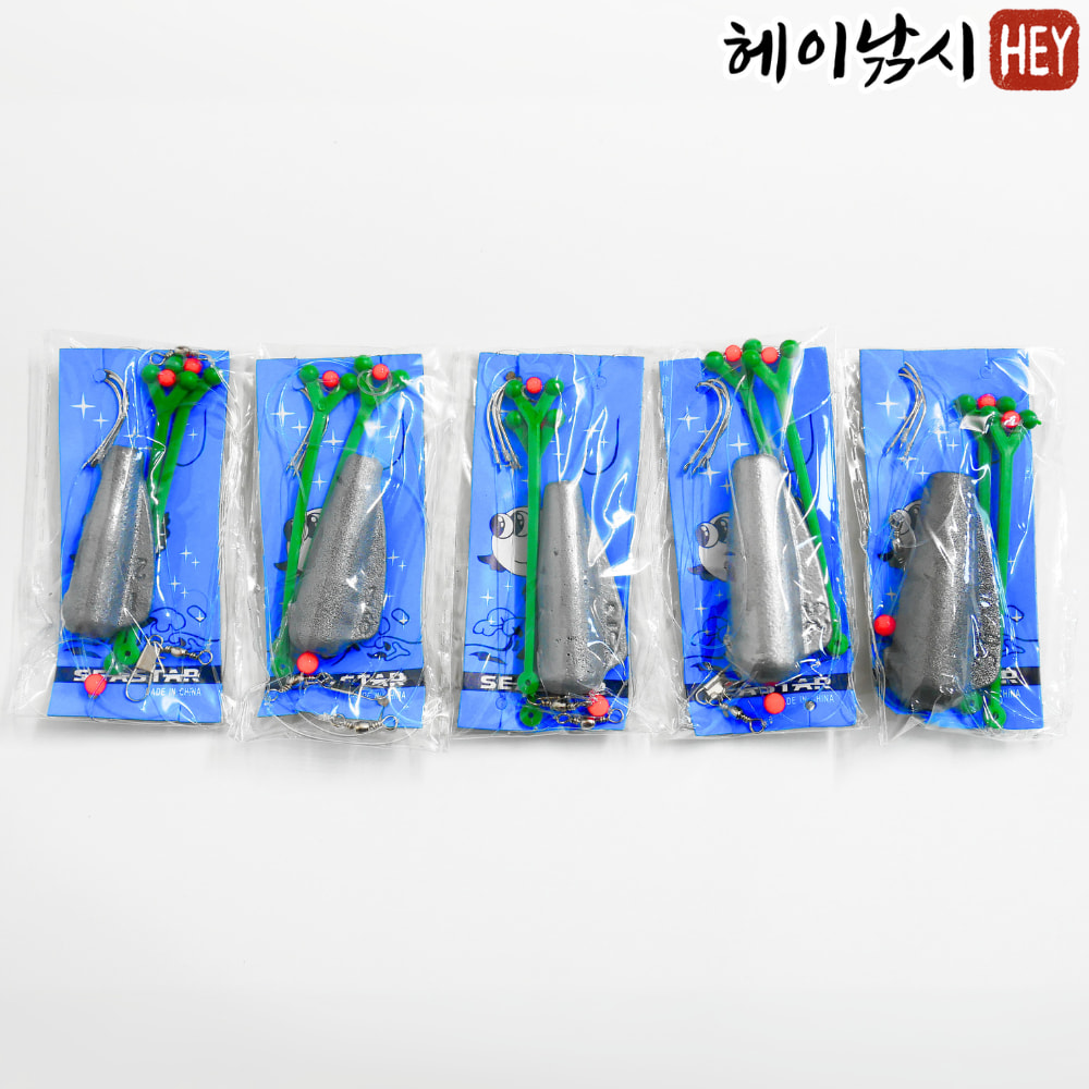 묶음추 바다낚시채비 백조기 원투채비 추12호 바늘16호 - 상세 이미지 2