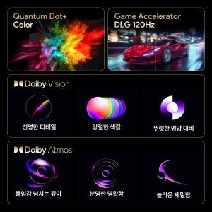 스마트TV 구글5.0 120Hz 140cm(55인치), QLED, 더함 ... 개봉기 | 실사용 후기 - 상품 이미지 4