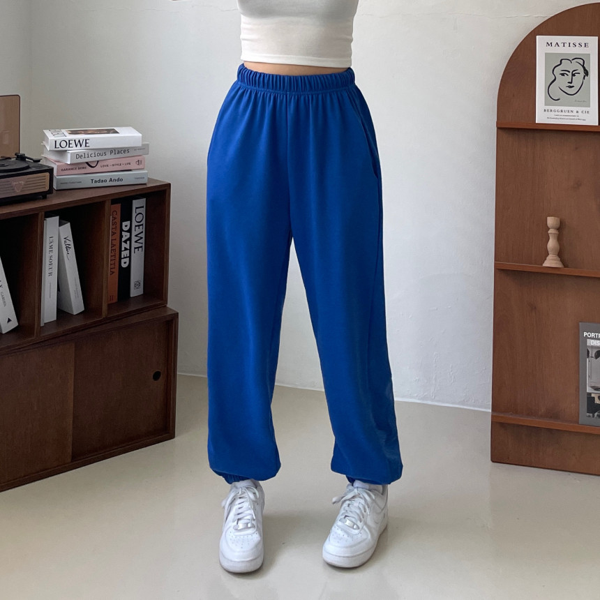 [인생핏!/국내생산] 루즈핏 특양면 조거 조커 무지 러닝복 오버핏 밴딩 하이웨스트 츄리닝 트레이닝 팬츠 상세 이미지 70