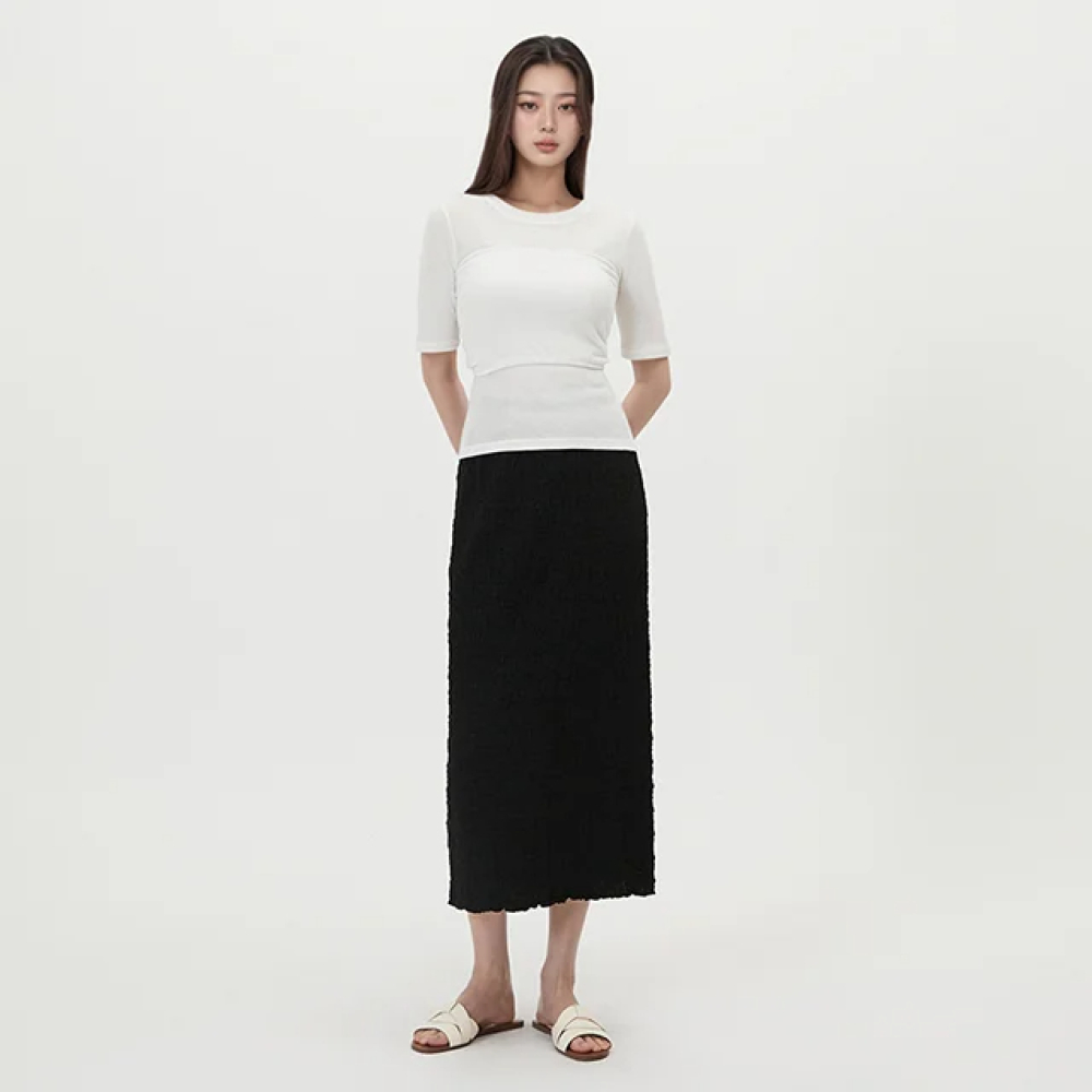 꼬임 뷔스티에 반팔티셔츠(AR2CT464)/랩 : 롯데백화점 잠실점