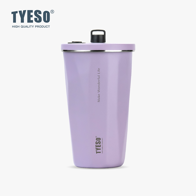TYESO 올스텐 텀블러 대용량 빨대 텀블러 보냉 보온 캠핑 직장인 운동 600ml, 오렌지 - 상세 이미지 4