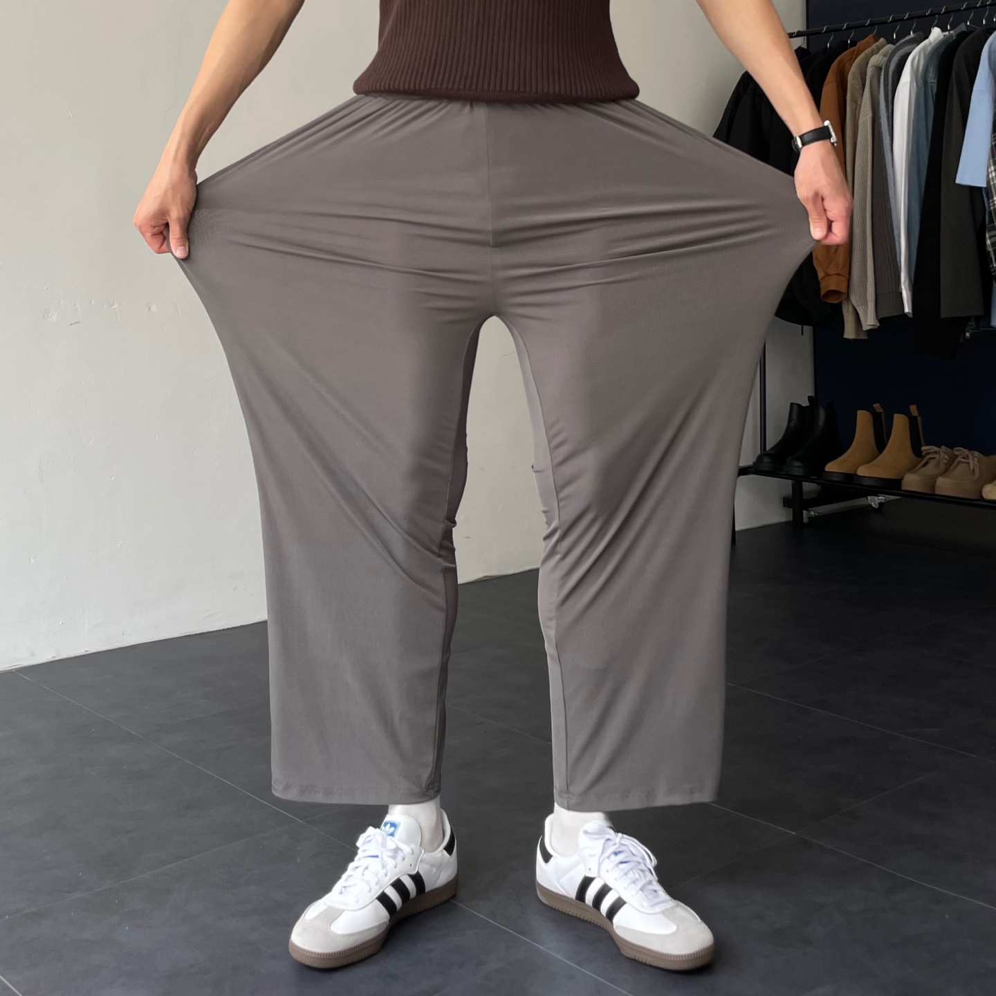 1+1 남자플리츠팬츠 남자냉장고바지 - 상세 이미지 4