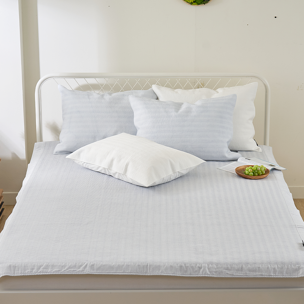 냉감패드 충무누빔 3mm 듀라론 휴비스 냉감 양면 Q 여름패드