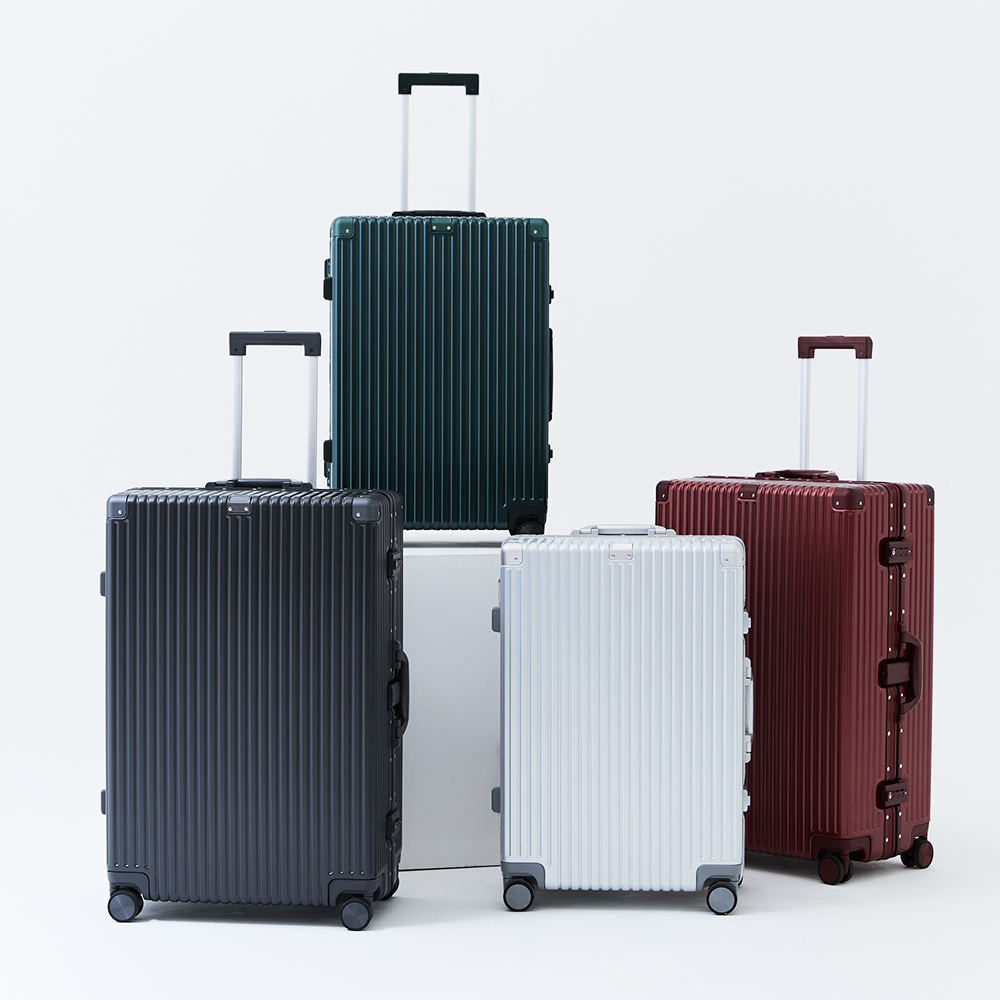 티아그 피노 연예인 71cm(24인치) 82cm(28인치) 캐리어 중대형 하드 알루미늄 풀메탈 TIG002L