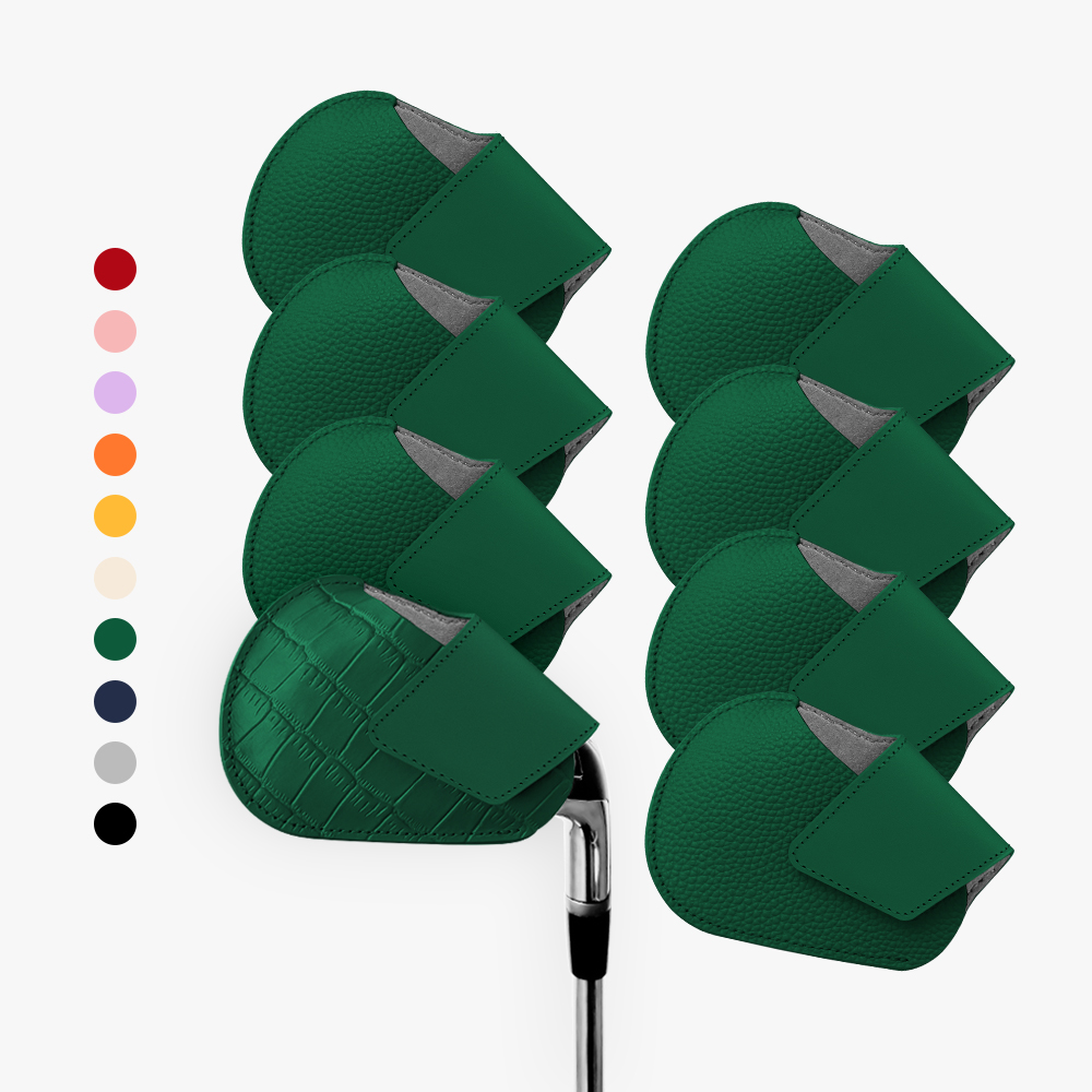 스미스앤레더 골프 가죽 아이언커버 마그네틱 8P 세트