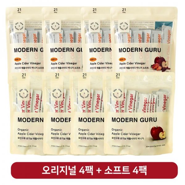 모던구루 (애사비 2종 반반세트 8팩) 애플사이다비니거 애사비 스틱 : 디이브의 멀티샵