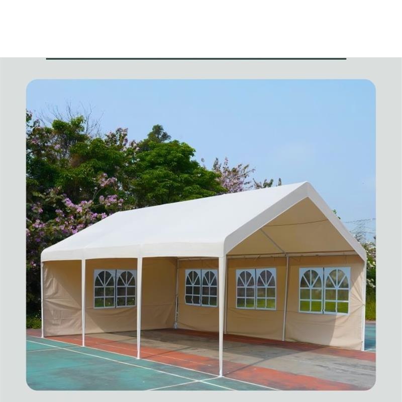 주차캐노피 야외 바베큐장 방갈로 파고라 타프 천막 3x4 특대 오프화이트 - 상품 이미지