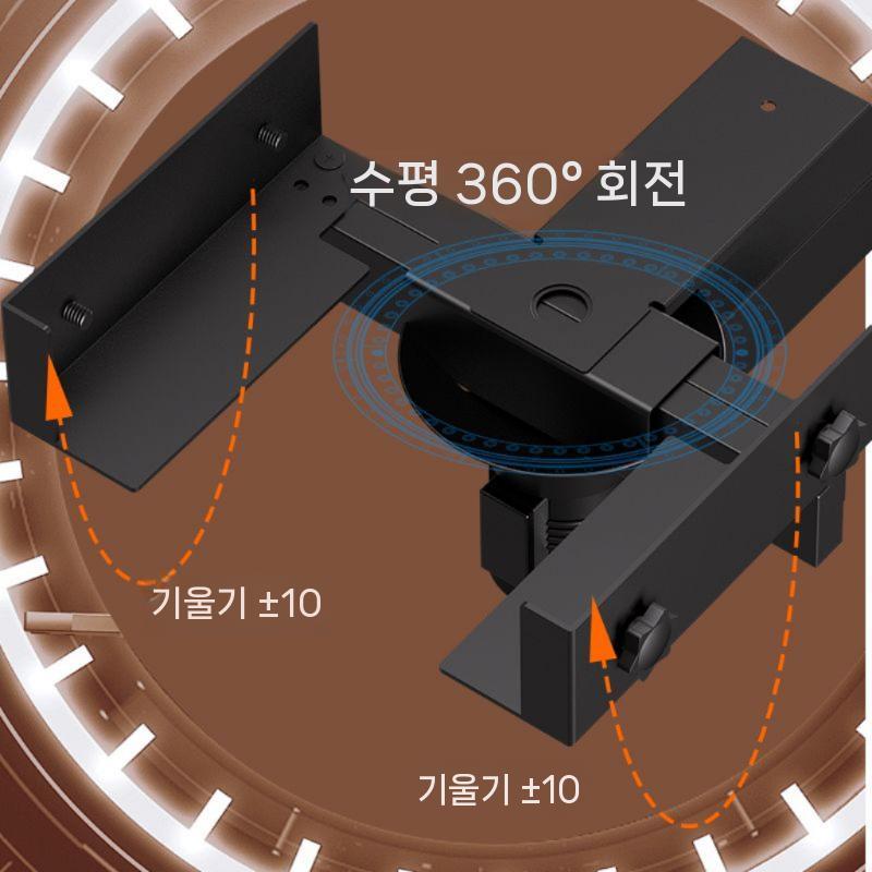 벽고정 스피커 브래킷 각도조절 무타공 거치대 와이드 싱글 (1개) - 상세 이미지 3