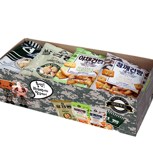 아미푸드 건빵사총사세트 12종 건빵군용건빵 : 배추마트