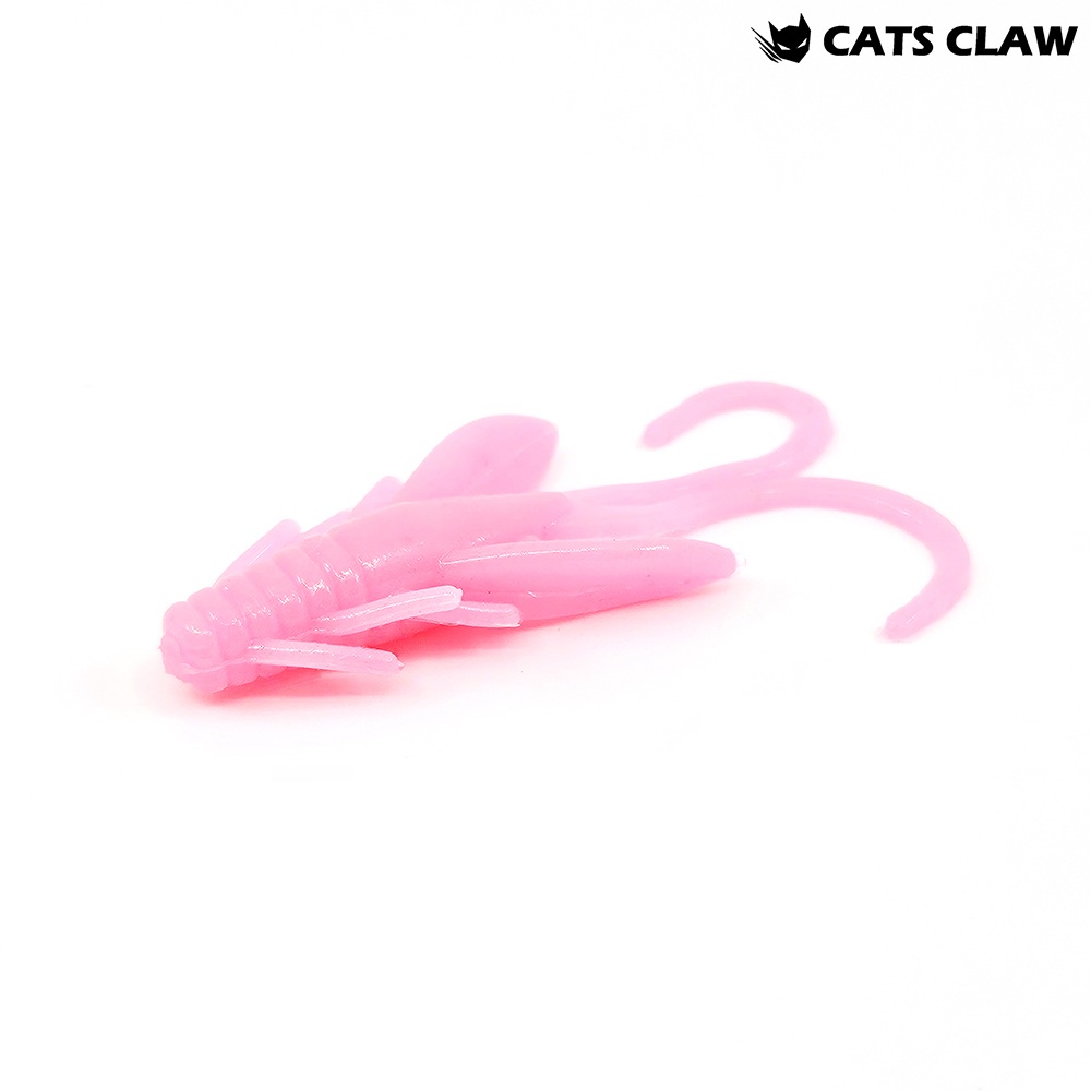 캣츠크로우 BB 호그웜 꺽지웜 산천어 송어미끼 037 핑크, 5cm(2인치) - 메인 이미지