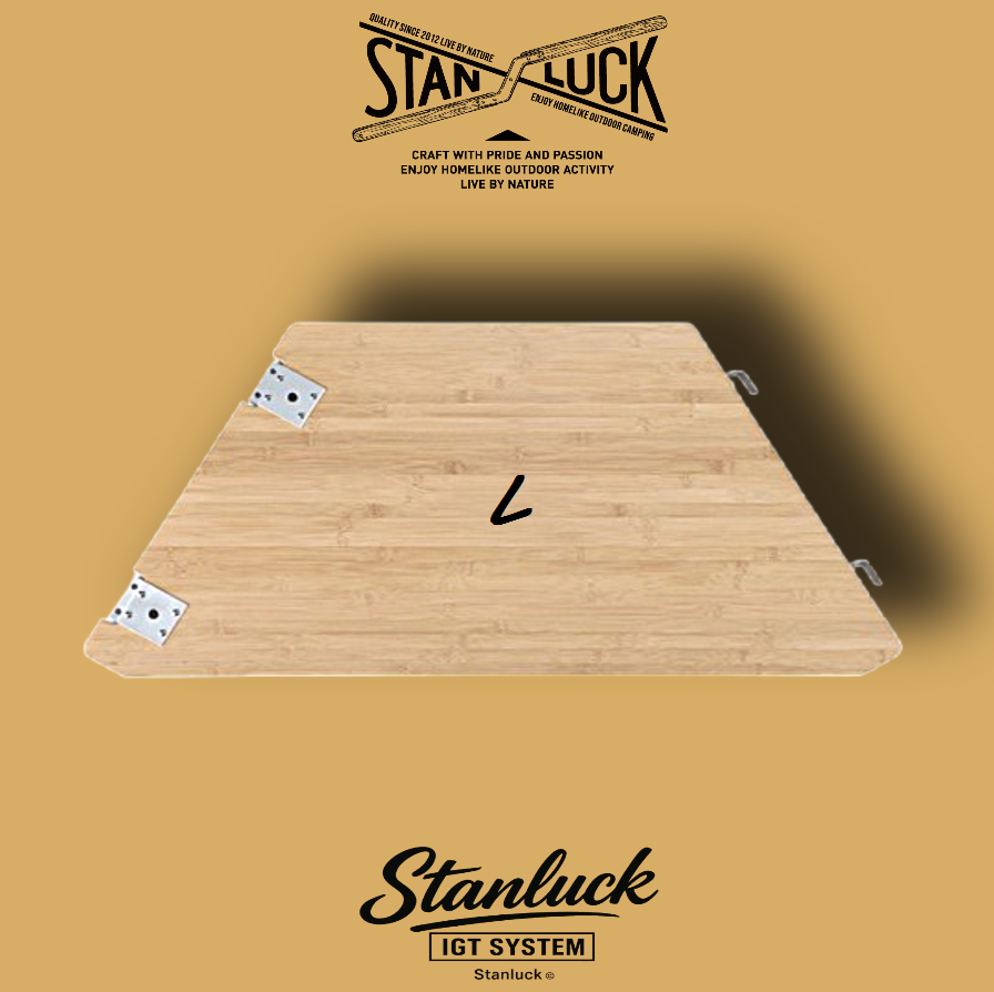 스텐럭 IGT 테이블 대나무 멀티펑션 오픈테이블 (L)