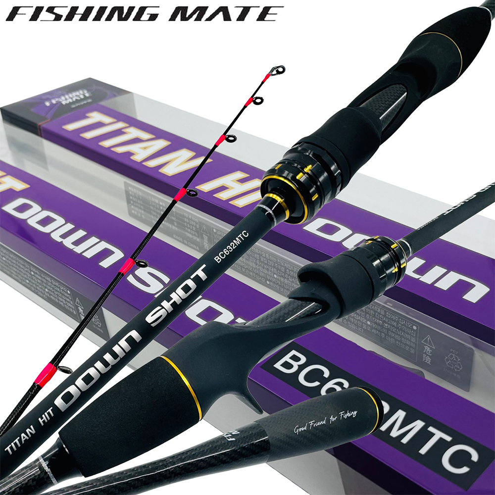 피싱메이트 25 NEW 티탄히트 다운샷 로드 외수질 낚시대 광어 우럭 티타늄팁