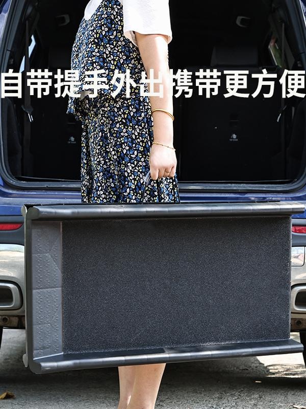 차량용 강아지사다리 경사로 휴대용 슬라이드 스텝 발판 블랙스트라이프 40cm - 상세 이미지 5