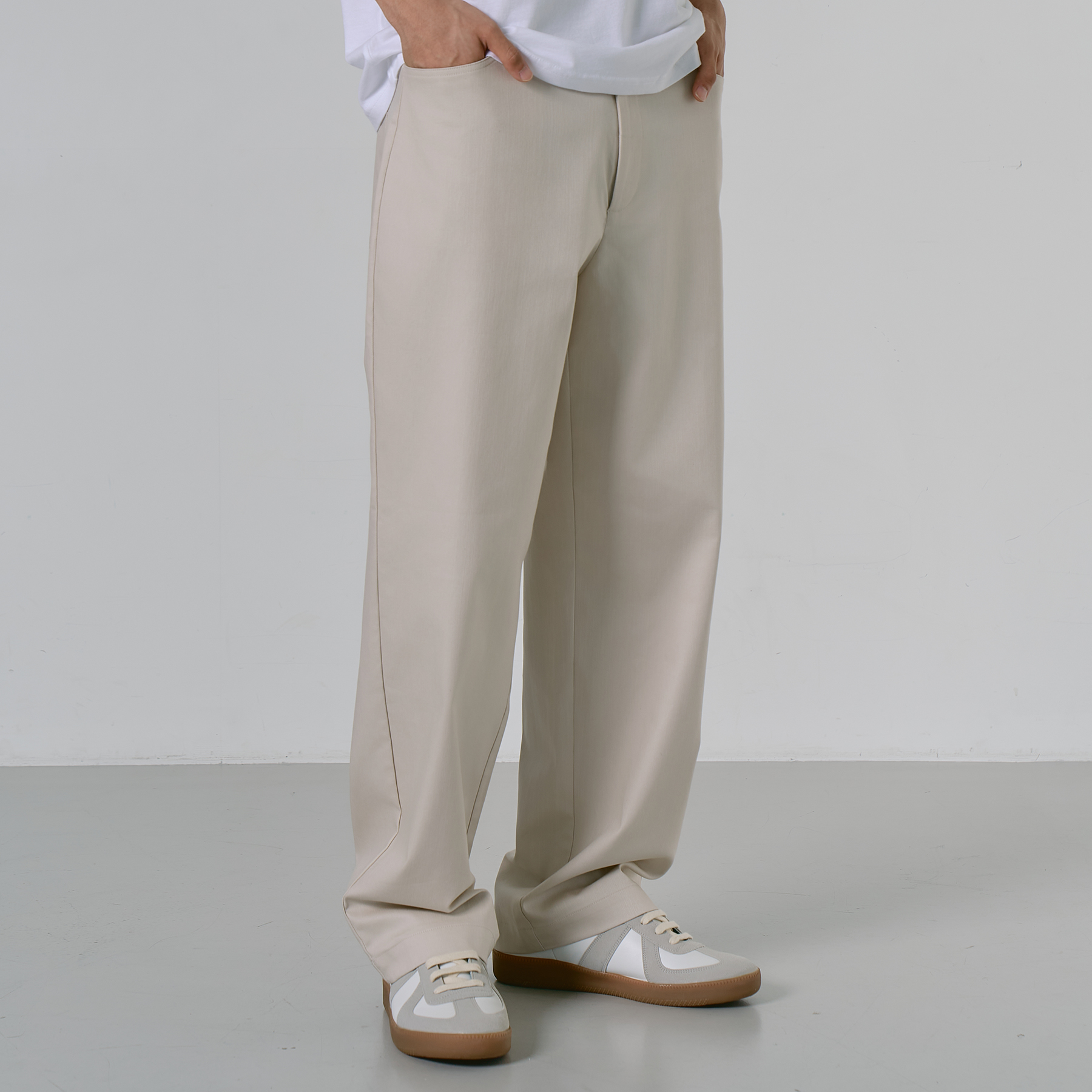 엘엑스티 여름용 세미 와이드 냉감 코튼 치노 팬츠 4COLOR