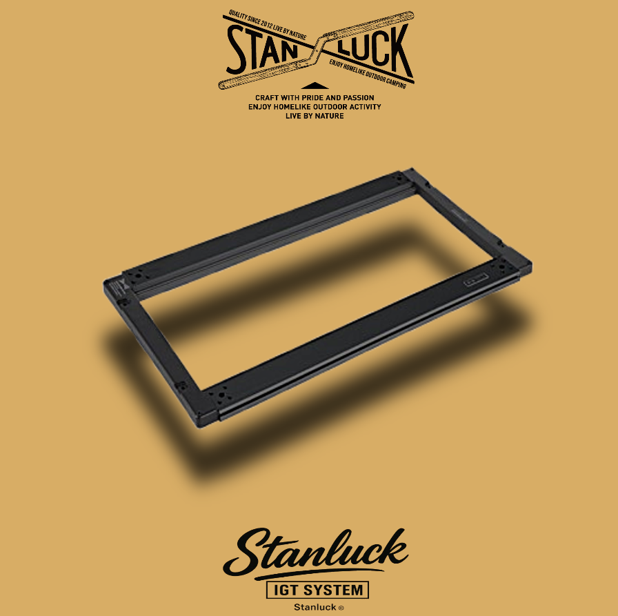 스텐럭 IGT 테이블 블랙 프레임 3유닛 레귤러