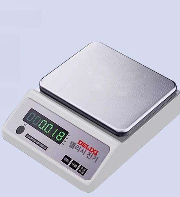 Delixi 정밀 전자 저울 0 01g 소형 디지털 미세 커피 드립 실험실 초정밀 전문 고정밀 300g 0.01g 원판 - 상품 이미지