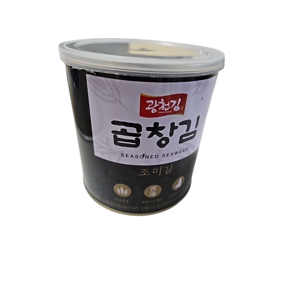광천김 곱창캔김 30g 5개 : 아츠브라운