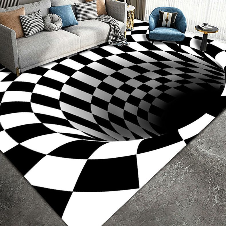 3D 착시 카페트 요술 매트 인테리어 바닥재 그레이트홀 80x160cm - 상품 이미지
