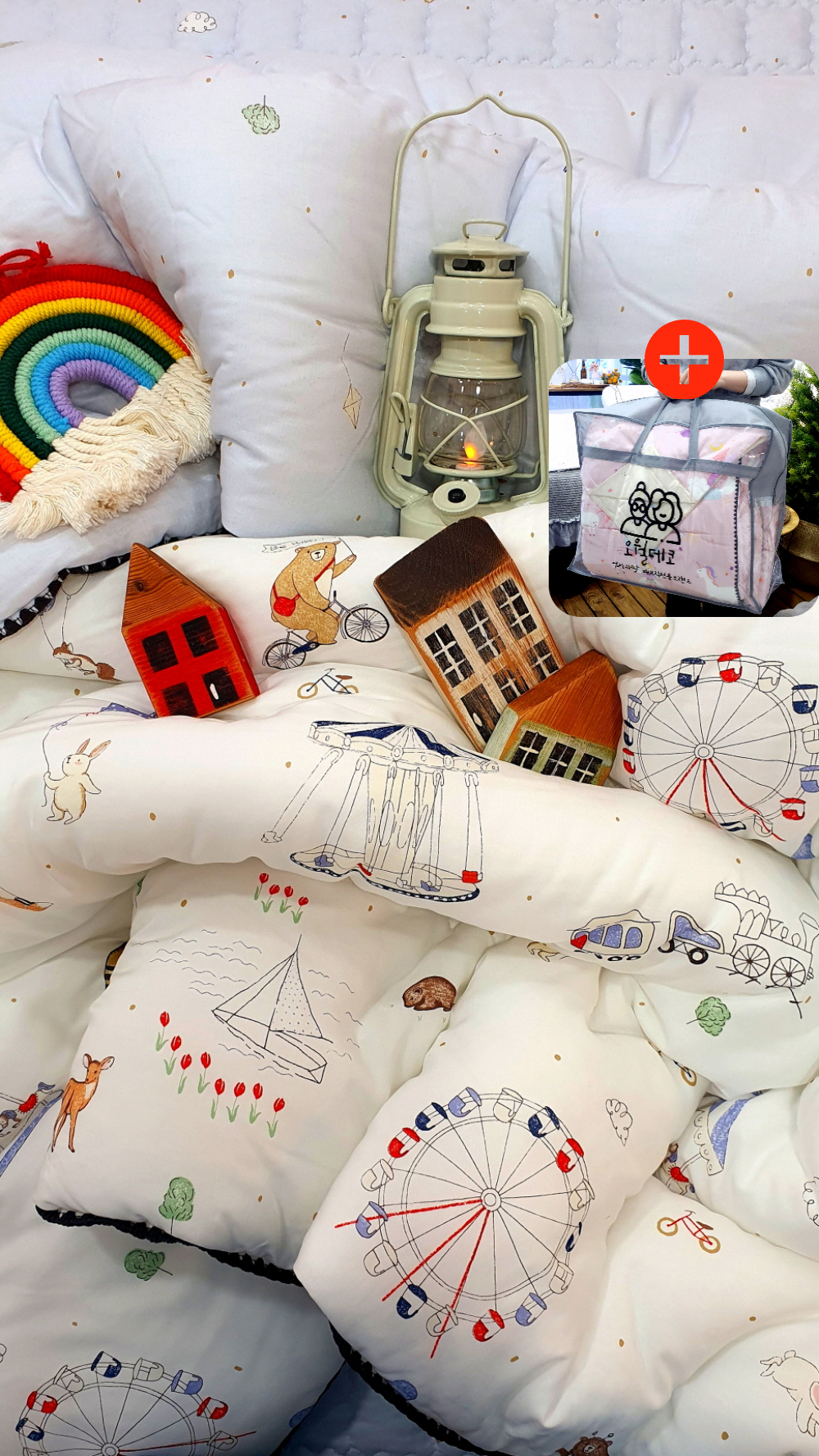놀이동산 어린이이불 키즈모달이불 침구세트 아이 공주 주니어 초등학생이불