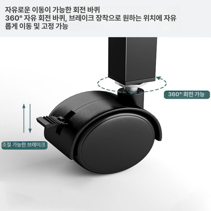 이동식 프린터 스탠드 서랍 프린터스탠드 이동식서랍 책상서랍 서랍장 프린터선반 다용도스탠드 2층-깊이 30cm-다크 월넛검정 - 상세 이미지 4