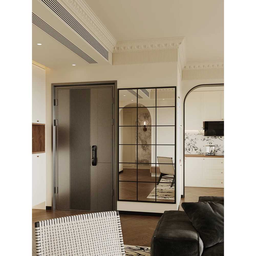 엔틱 가짜창문 전신 거울 스튜디오 프렌치 디자인 사각형 120x80cm - 상세 이미지 3
