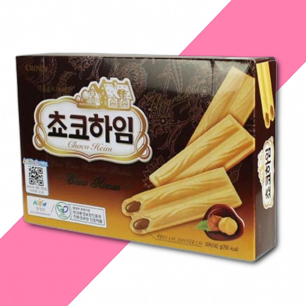크라운 초코하임 142G 탕비 간식 식사 간식류 : 최저가유통