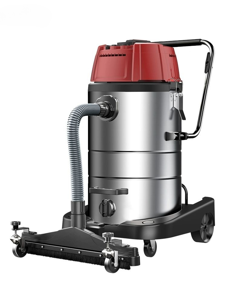 대용량 산업용 진공청소기 습식 강력흡입 7800W 이중모터 70L 대면적 효율적