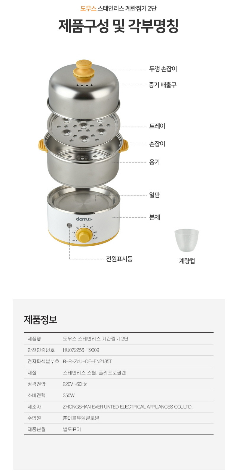 3in1 소형 멀티쿠커 1인용 여행용 미니 쿠커 전기 냄비 포트 계란삶는기계 그릴 판매처 상세 정보 이미지 2