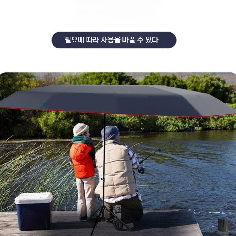 자동차 썬브렐라 차량용 우산 앞유리 햇빛가리개 전자동 네이비 4.5x2.3m - 상세 이미지 3