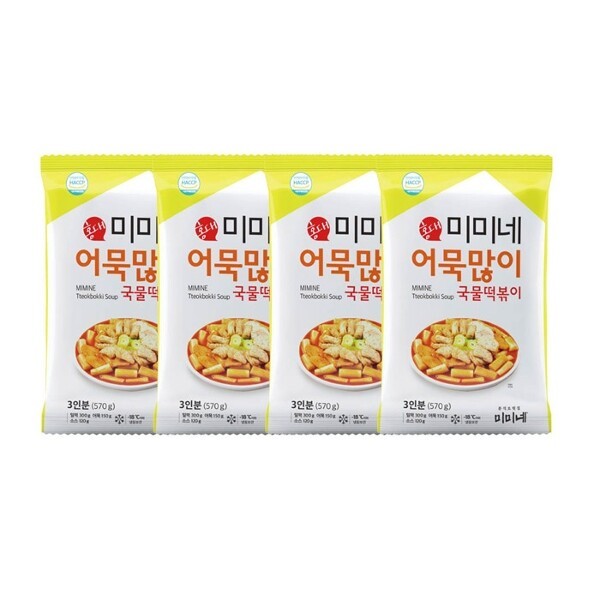 미미네 어묵많이 국물떡볶이 4봉 : 블룸로즈