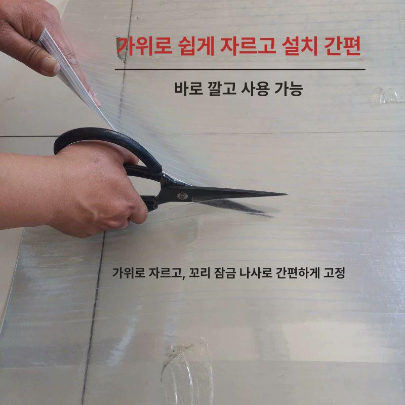 플라스틱 판넬 투명 지붕 30m 차양 폭 1m 슬레이트 비 롤 보드 1.0mm 두께-1m 폭 - 상세 이미지 3