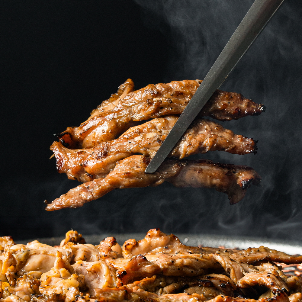 [토쿠슈 토리야] 특수부위 닭구이 안창살 무릎연골 목살 캠핑음식 소주안주 숯불 메뉴