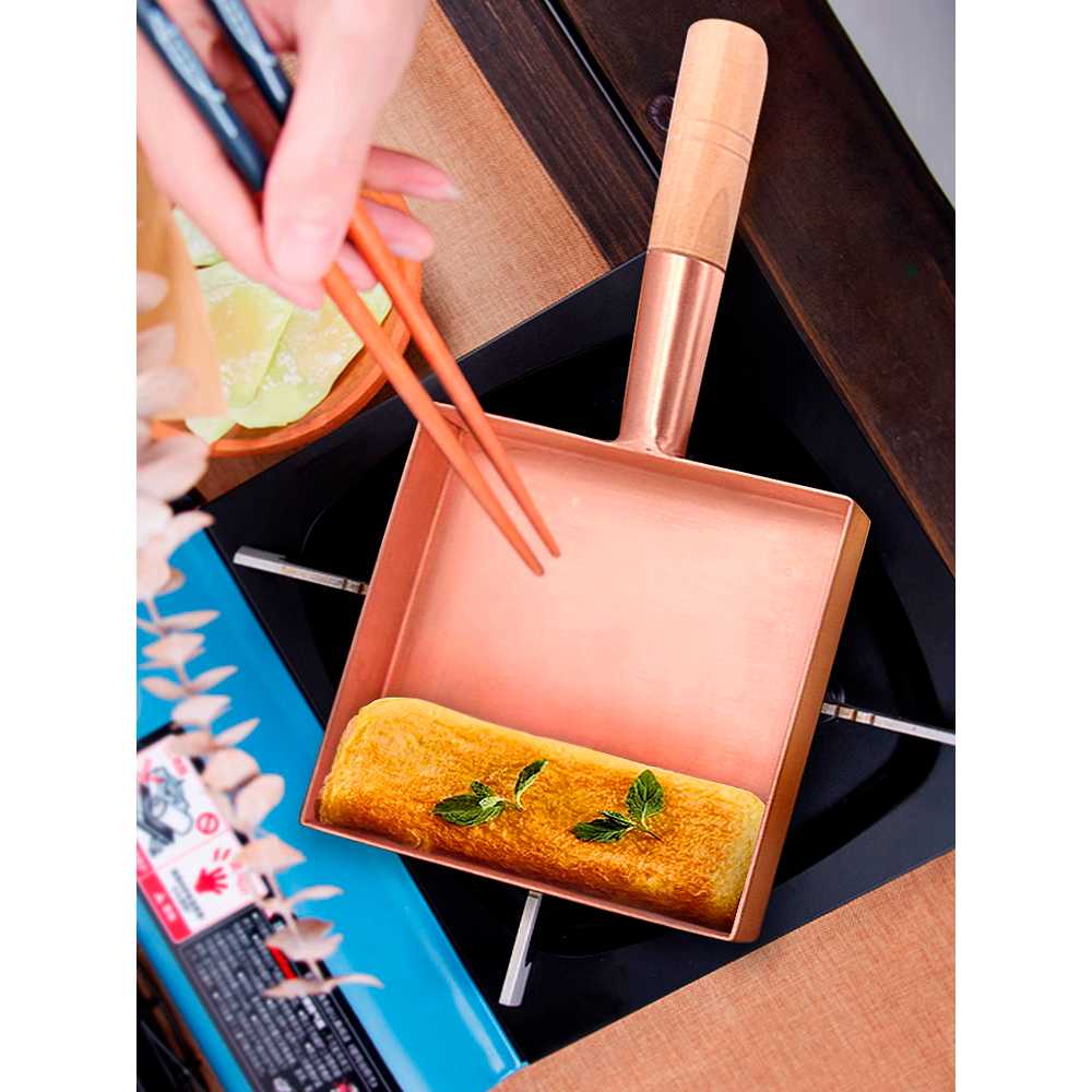 다마고야끼팬 21cm 계란말이 네모 교꾸팬 오믈렛 - 상세 이미지 4