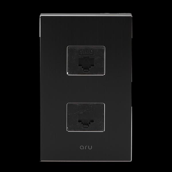 전화통신아루 1개용 8P+8P블랙 : 진솔건강주식회사