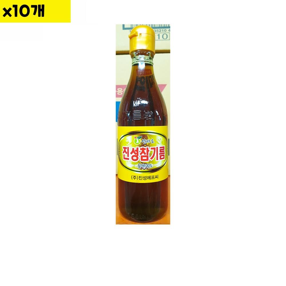 참기름진성 350ml x10개 참기름 재래 압착식 기름 해표 참기름 : 배추마트