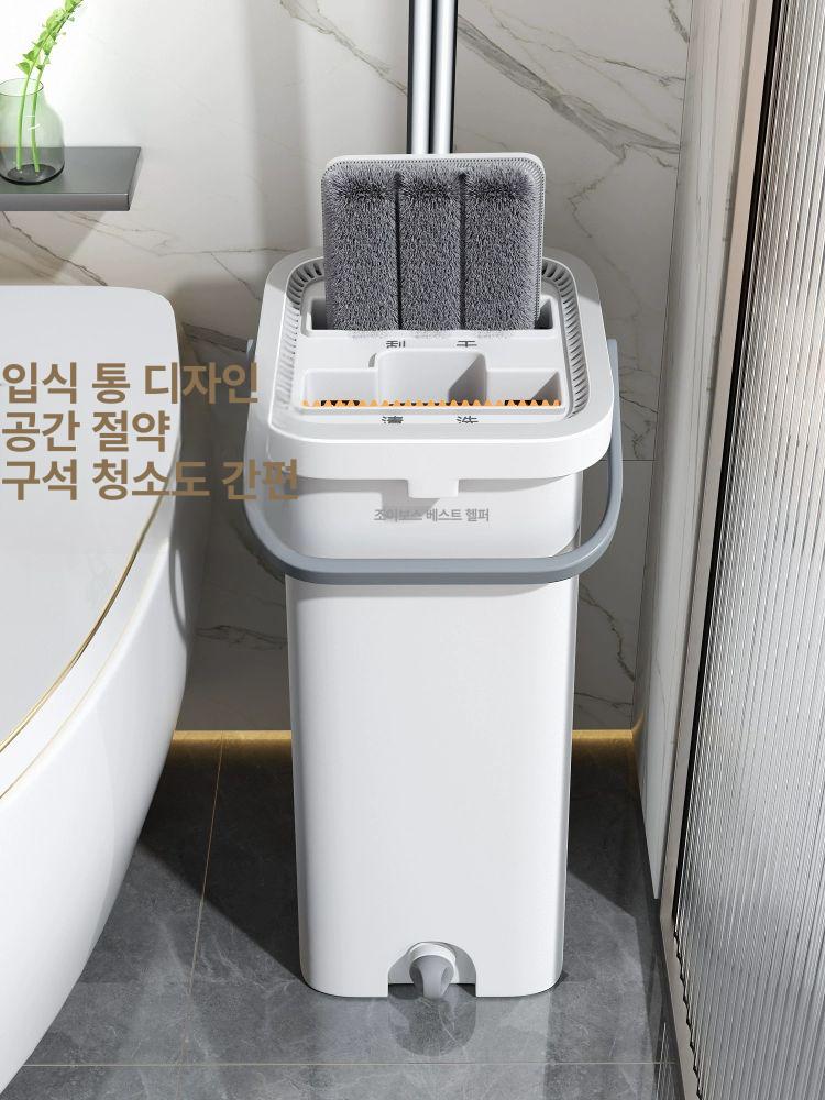 지아방수 신형 핸즈프리 무선 자동 물걸레 40cm 대형 청소 머리2 - 상세 이미지 5