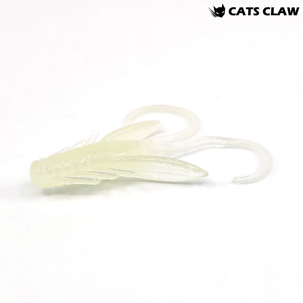 캣츠크로우 BB 호그웜 꺽지웜 산천어 송어미끼 002 글로우, 5cm(2인치) - 메인 이미지