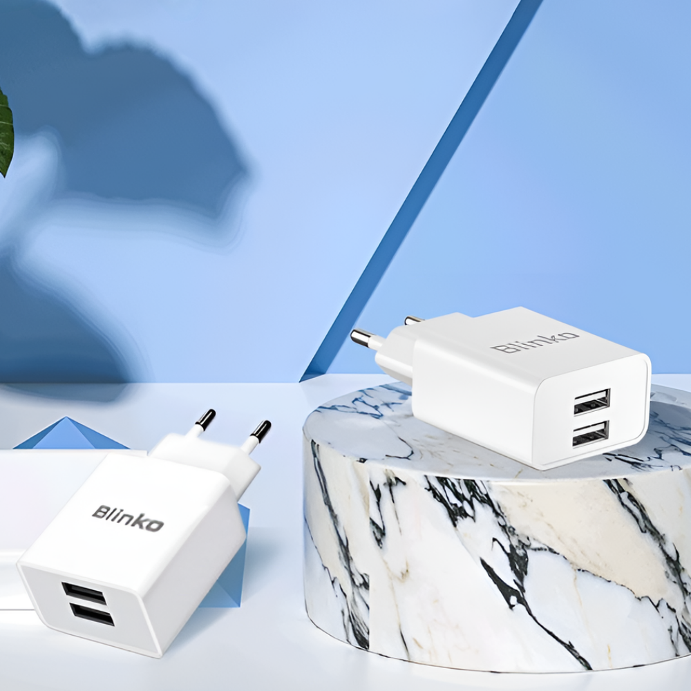 멀티포트 2구 저속충전기 usb 5V2A충전기 저전력 어댑터