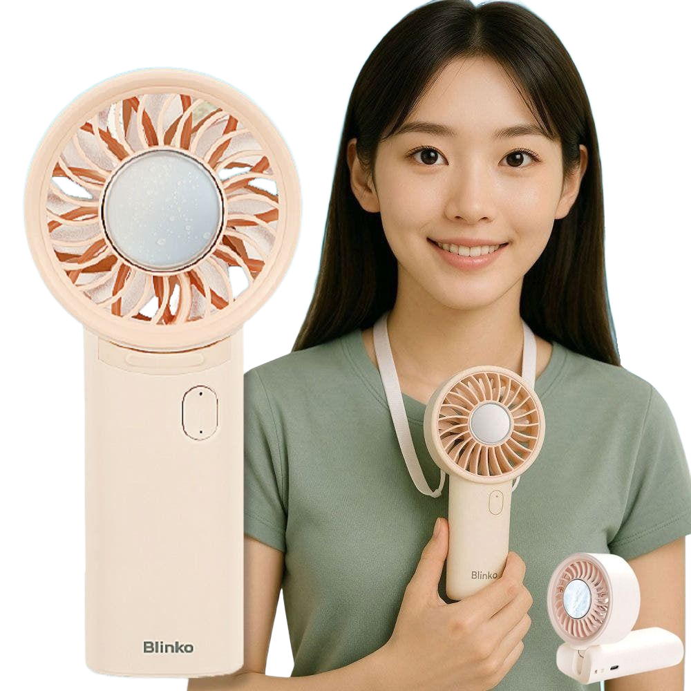 접이식 넥 휴대용 선풍기 냉각 손선풍기 손풍기 야구장 기내