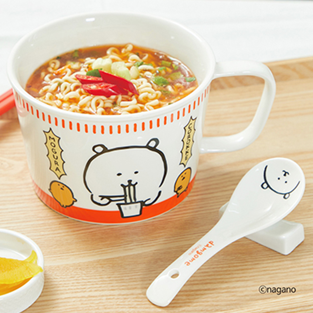 담곰이 면기 세트 스푼 포함 농담곰 라멘 라면 우동 그릇 식기 캐릭터 굿즈