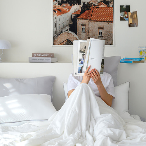 바디필로우 냉감바디필로우 롱쿠션 여름 긴베개 쿨 듀라론 쿨링 그레이 커버 40X100