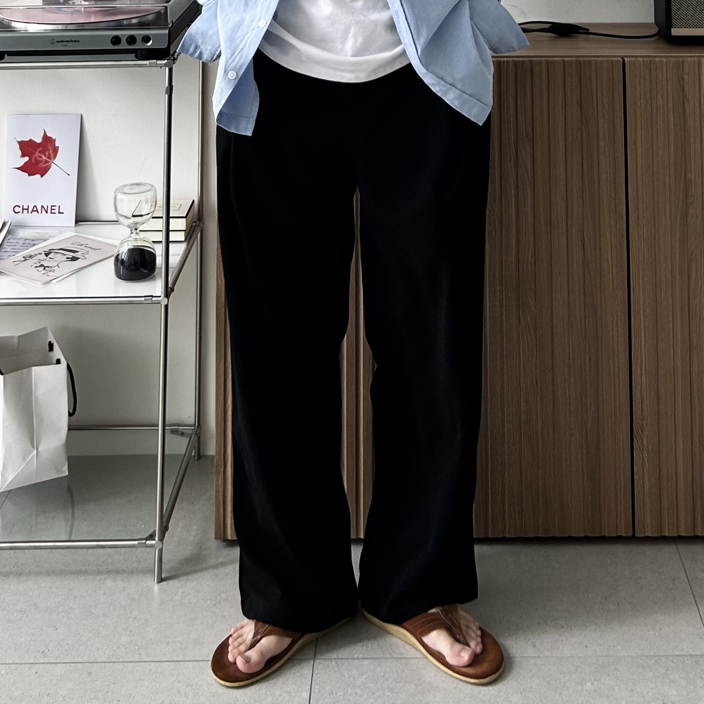 남성린넨슬랙스 남자여름정장바지 이미지 6